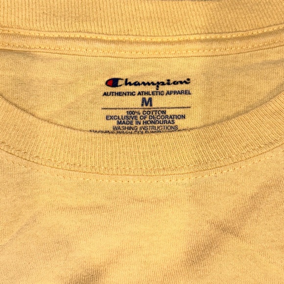 Medium Champion Vanderbilt University long sleeve shirt in yellow and blue. - Picture 4 of 4
